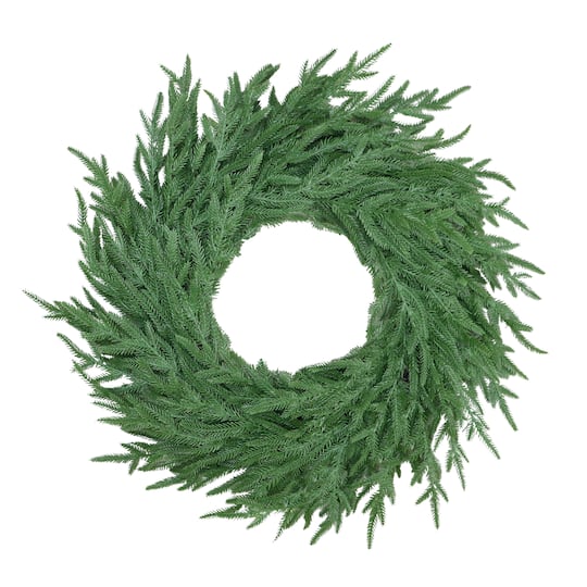 24" Soft Pine Artificial Christmas Wreath